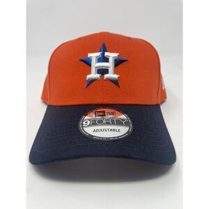 New Era Houston Astros 9Forty Hat Orange Blue Navy‎ Adjustable Strap Cap NEW
